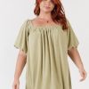 Women Girl and the Sun Dresses | Refresh Mini Dress-Green