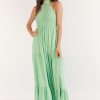 Women Girl and the Sun Dresses | Helene Maxi Dress-Seafoam Green