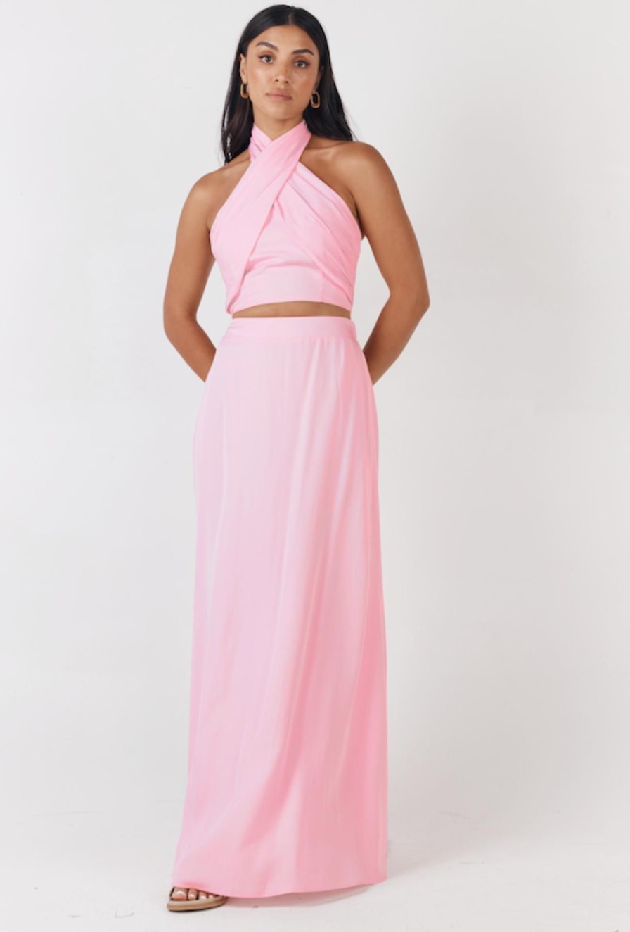 Women Girl and the Sun Bottoms | Paradise Maxi Skirt-Pink