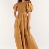 Women Girl and the Sun Dresses | Rita Maxi Dress-Caramel