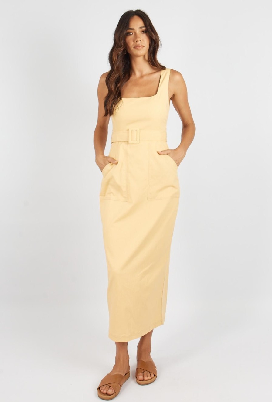 Women Girl and the Sun Dresses | Avena Midi Dress-Mango