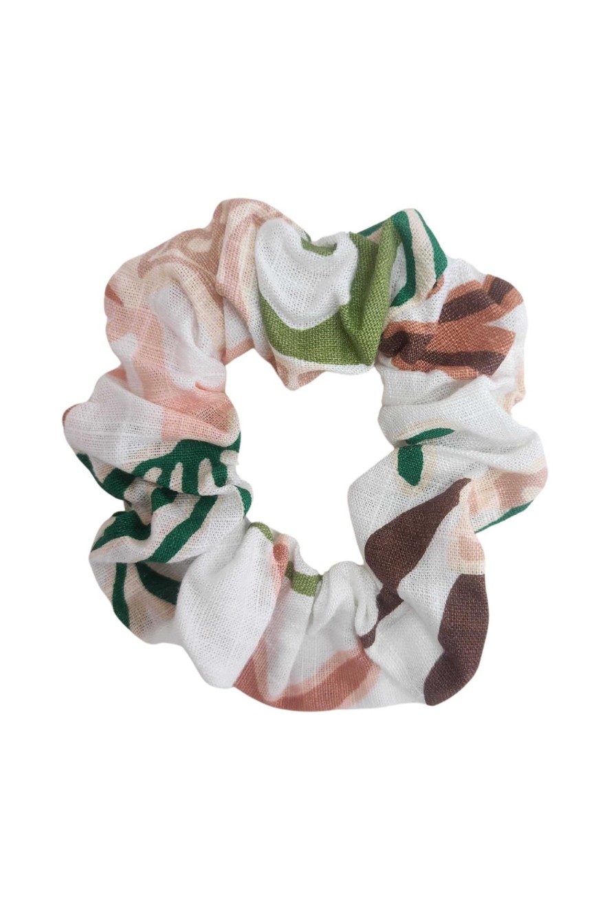 Women Girl and the Sun Other Accessories | Scrunchie-Koralli Print